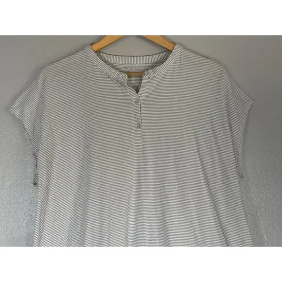 Eileen Fischer Tee Shirt Bundle Sz XL Organic Cotton Basic T-Shirt 2 Summer Tees - Picture 3 of 8